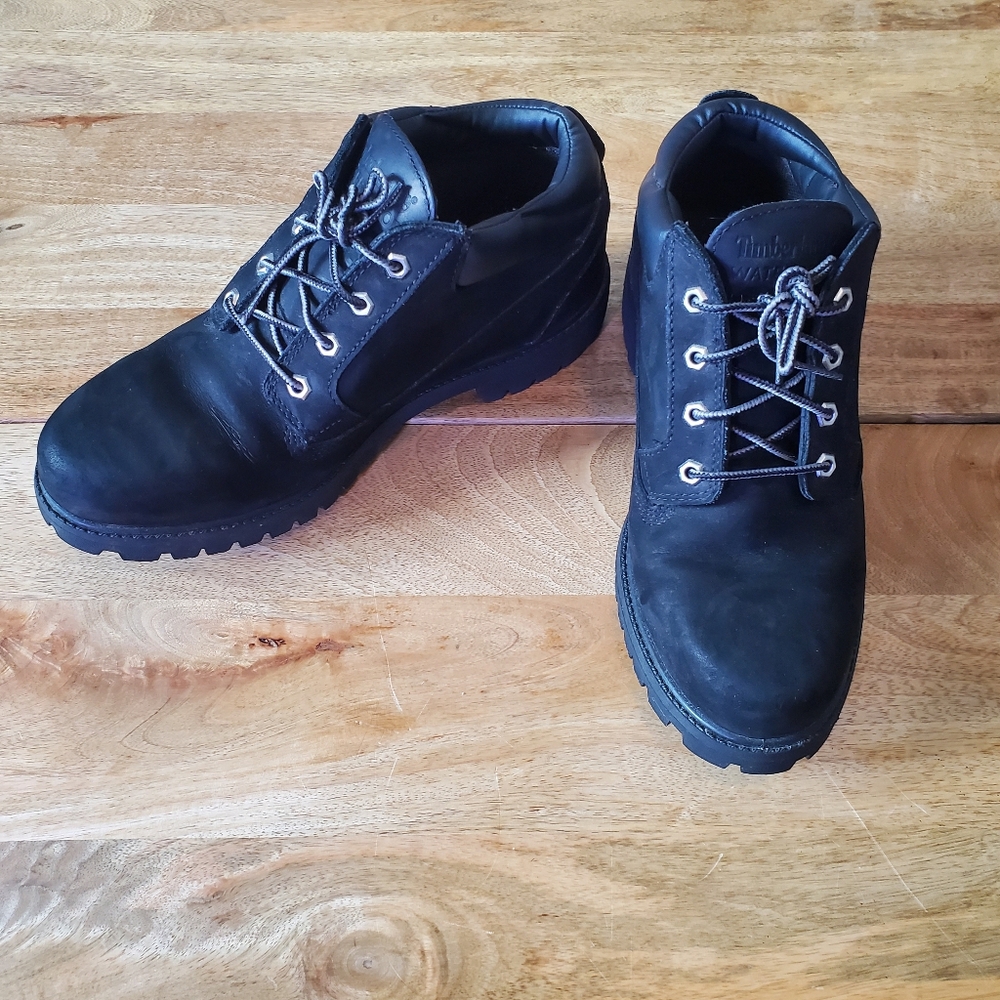 Timberland Premium Waterproof Oxford Black Nubuck